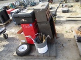 Lot Of Misc Tool Boxes, Shop Tools & Etc
