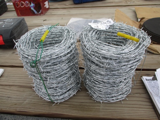 (2) Unused Rolls Of Barbed Wire