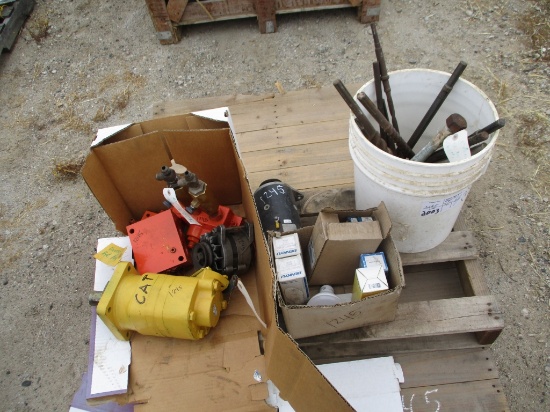 Lot Of Assorted Equipment Parts, Hammer Drill Bits