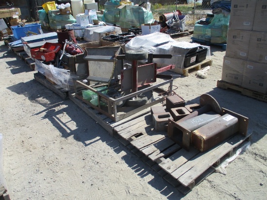 (3) Pallets Of Misc Shop Tools, Tool Bags,