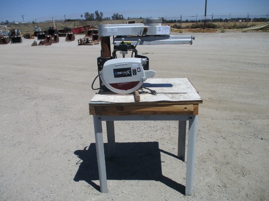 Lot Of Delta X5 Radial Arm Saw,