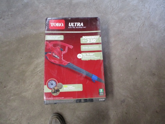 Lot Of New Unused Toro Ultra Electric Blower,