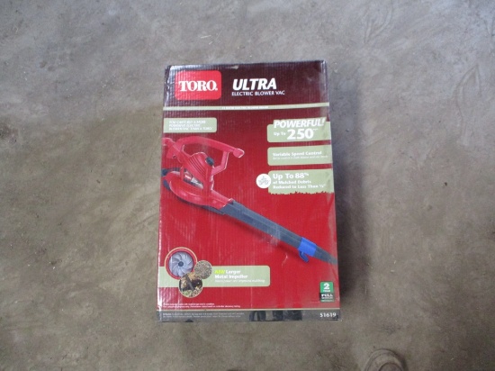 Lot Of New Unused Toro Ultra Electric Blower,