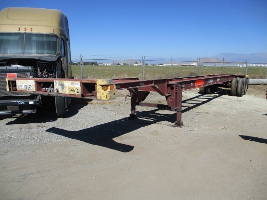 1996 Cheetah Chassis Corp T/A Container Trailer,