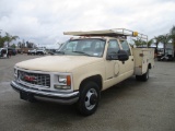 1997 GMC 3500 Crew-Cab Utility Truck,