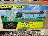 New Unused 12' x 20' Steel Carport