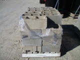 Pallet Of Concrete Cinder Blocks
