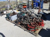 (2) Pallets Of Misc Pipe Clamps & Valve Covers
