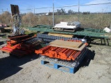 (3) Pallets Of Misc Warehouse Pallet Racking