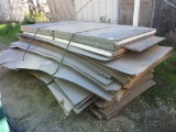 Lot Of Misc Wood Sheet & Doors