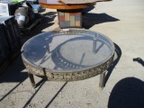 Lot Of Round Glass Coffee Table