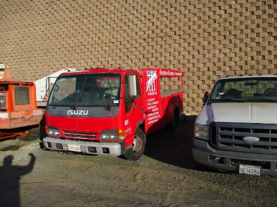 2000 Isuzu NPR Utility Truck,