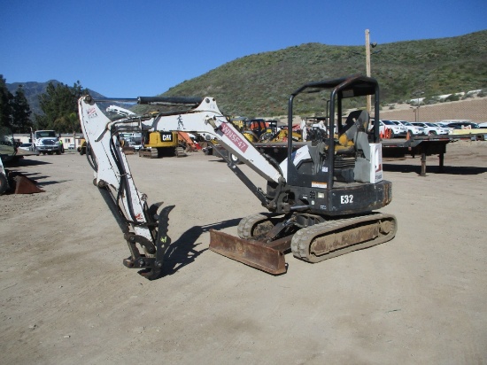 2012 Bobcat E32M Mini-Hydraulic Excavator,