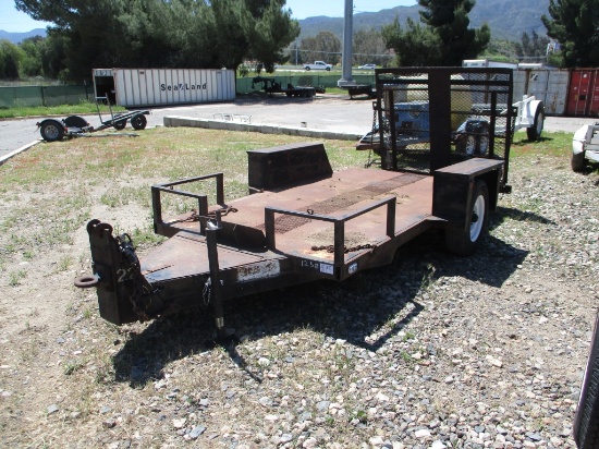 S/A Equipment Flatbed Trailer,