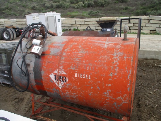 Lot Of Above Ground Fuel Tank W/Fill-Rite Pump