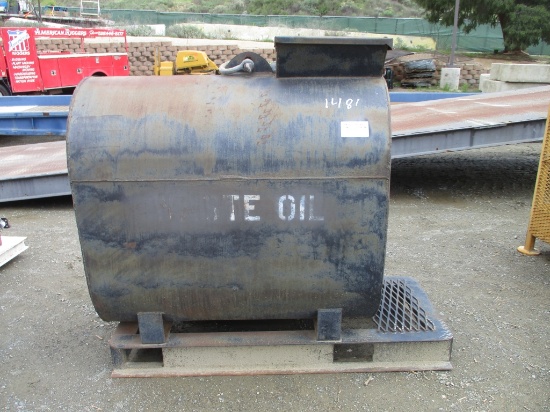 Lot Of Used Waste Oil Tank
