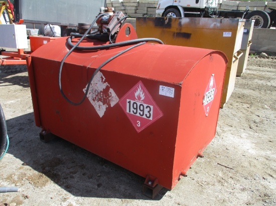 Lot Of Above Ground Fuel Tank W/Fill-Rite Pump,