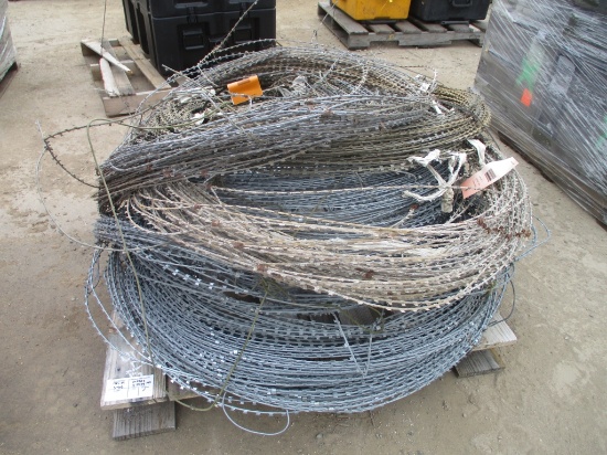 Pallet Of Razor Wire Roll
