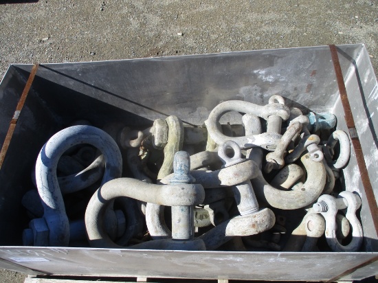 Lot Of Assorted Heavy Duty Shackles