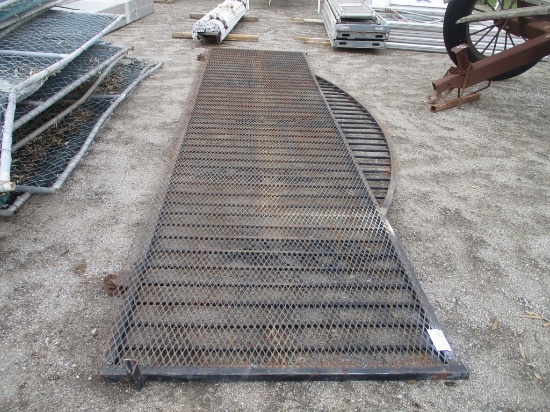 Lot Of 196" x 52" Rolling Iron Gate