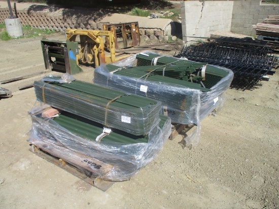 (2) Pallets Of Misc Metal Fence Posts