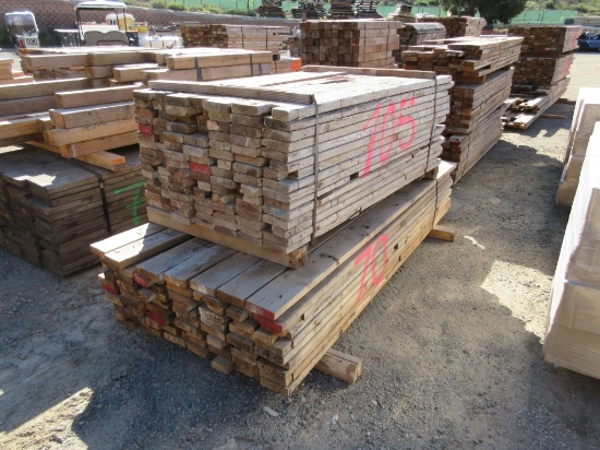 Lot Of Assorted 2" x 4" & 2" x 6" Used Lumber