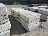 Lot Of (3) Concrete Block/Weights