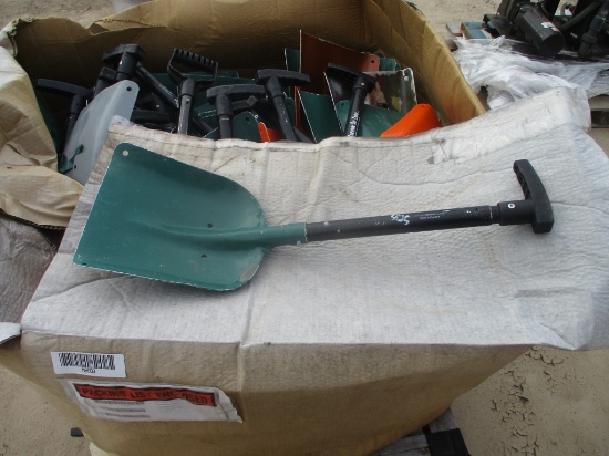 Lot Of Assorted Compact Snow Shovels