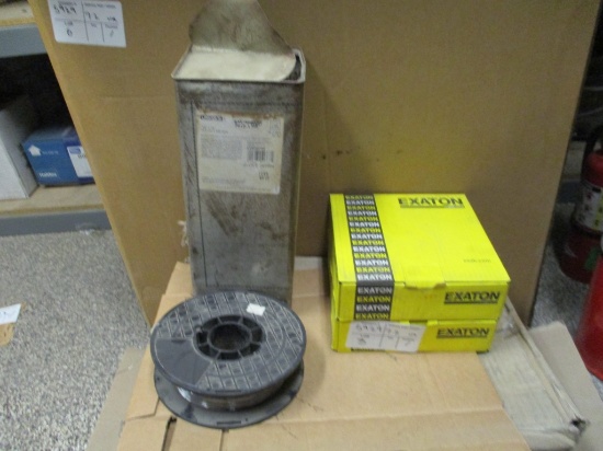 Lot Of (3) Stainless Steel Welding Wire Reels,