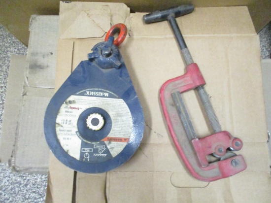 McKissick 1-Ton Pulley Block & Pipe Cutter