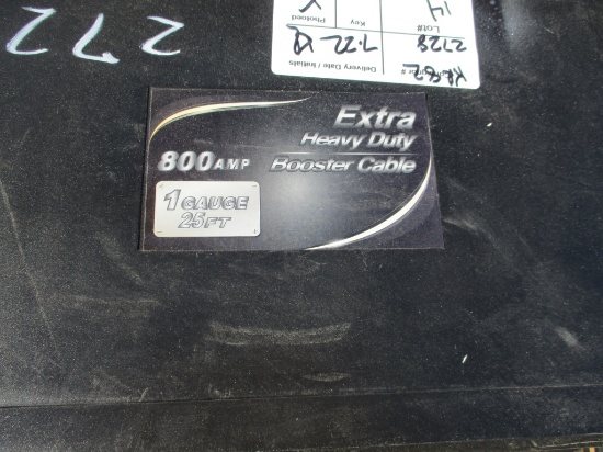 Unused 800 AMP Extra Heavy Duty Booster Cables,