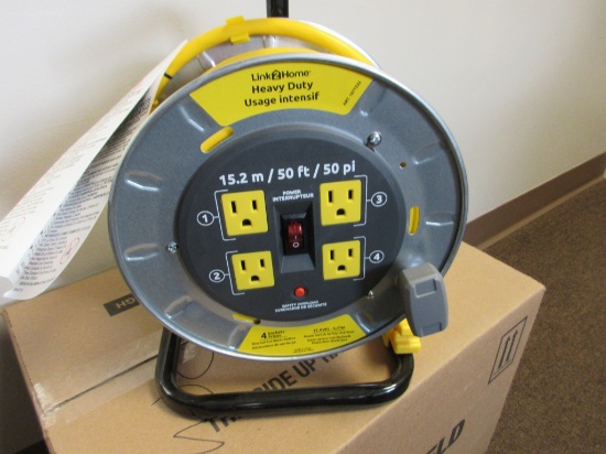 Unused Link 2 Home Electrical Cord & Reel,