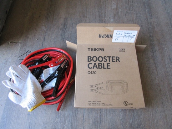 Lot Of New Unused Thikpo 20' Booster Cables