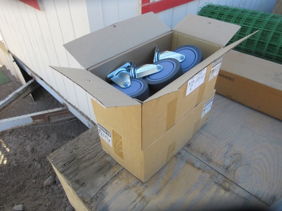 (2) Boxes Of New Unused 5" Caster Wheels,
