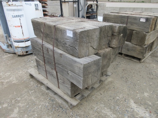 Lot Of 9 Assorted 12" x 12" Wood Blocks | Heavy Construction Equipment ...