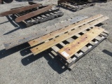 Lot Of (4) Various Size Bolt On Cutting Edges