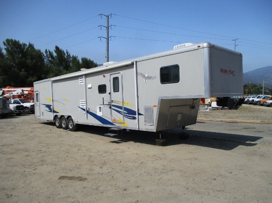 2012 Forest River 3-Axle Travel Toy Haul Trailer,