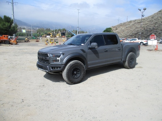 2018 Ford Raptor Crew-Cab Pickup Truck,