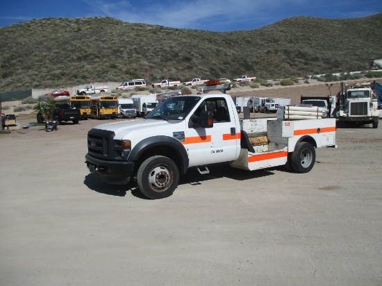 2008 Ford F450 XL S/A Cone Truck,