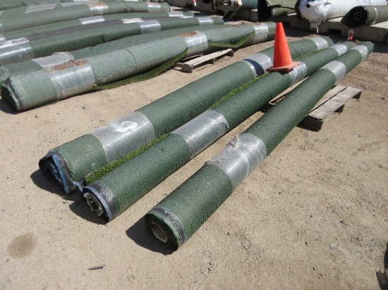 (3) Unused Rolls Of Artificial Turf,