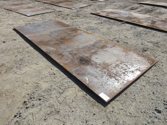 Lot Of 4' x 10' x 1/2" Steel Trench Plate