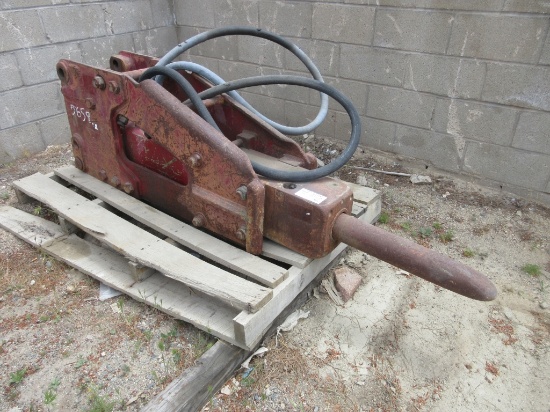 Lot Of Hydraulic Backhoe Breaker Attachment