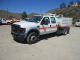 2008 Ford F450 SD XL Crew-Cab Debris Dump Truck,