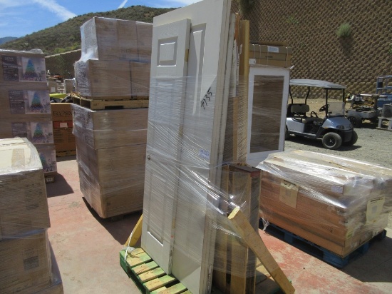 Lot Of Various Style/Size Wood Doors,