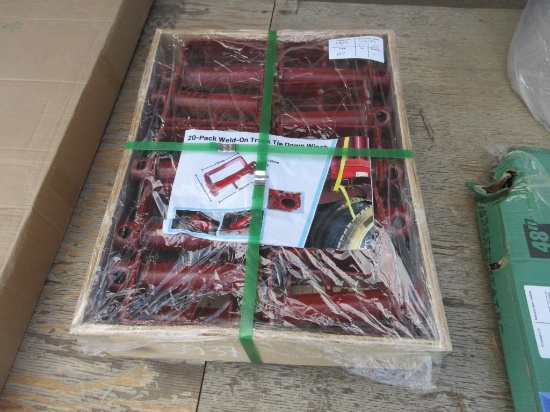 240(20) New Unused Weld-On Truck Tie Down Winches