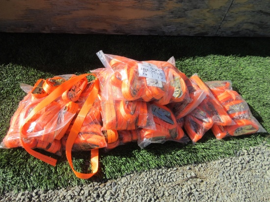 New Unused Hookless Ratchet Straps,