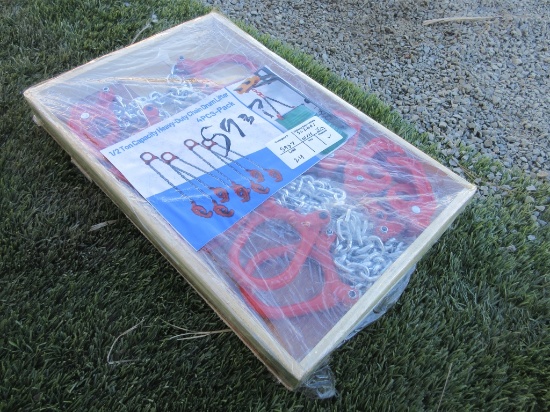 (4) New Unused 1/2-Ton HD Chain Drum Lifters