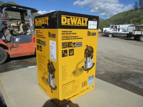 New Unused Dewalt Stainless Steel Wet/Dry Vacuum,