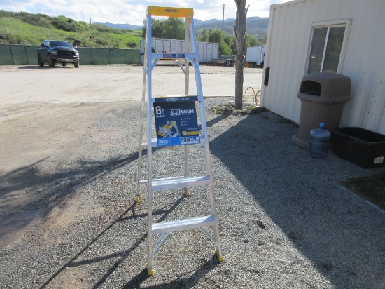 New Unused Werner 6' Aluminum Step Ladder