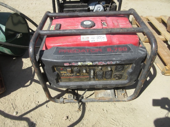 Predator 8,750 Watt Gas Generator,